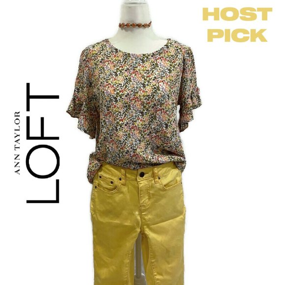 LOFT Tops - LOFT💐 NWT 💐 SP - Floral - HOST PICK! Blouse
